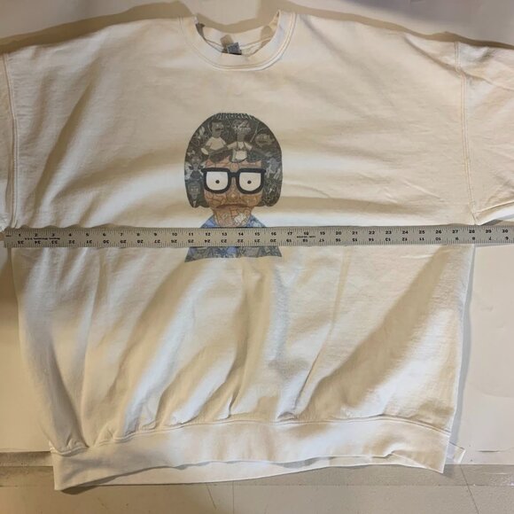 Gildan Adults Bob's Burgers Tina Character Collage Long Sleeve Sweatshirt SZ 3XL - Picture 9 of 11
